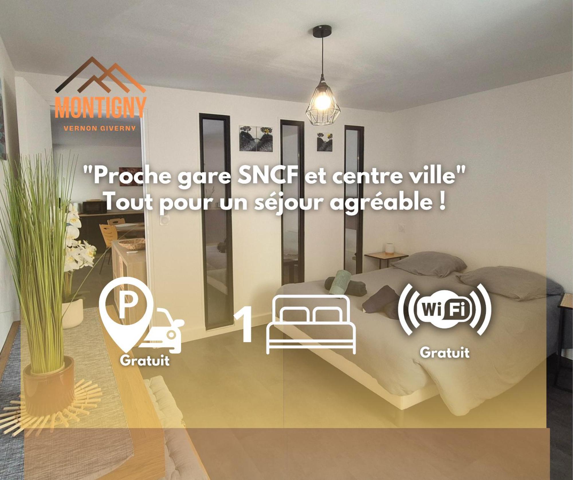 Le Montigny Apartment Vernon  Bagian luar foto